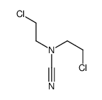bis(2-chloroethyl)cyanamide Structure