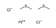dichloroplatinum,methylsulfanylmethane Structure