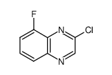 2-氯-8-氟喹喔啉结构式