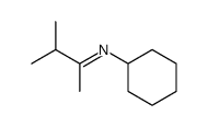 (E)-N-cyclohexyl-3-methylbutan-2-imine结构式