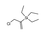 (3-chloroprop-1-en-2-yl)triethylsilane结构式