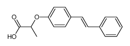 2-[4-((E)-Styryl)-phenoxy]-propionic acid Structure