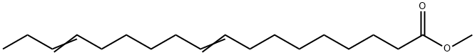 9,15-Octadecadienoic acid methyl ester structure