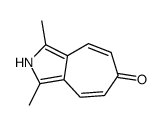 1,3-dimethyl-2H-cyclohepta[c]pyrrol-6-one结构式