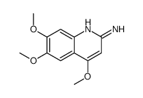 4,6,7-trimethoxyquinolin-2-amine结构式