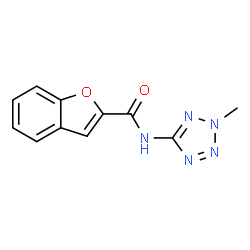 2-Benzofurancarboxamide,N-(2-methyl-2H-tetrazol-5-yl)-(9CI)结构式