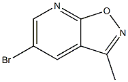 5-bromo-3-methylisoxazolo[5,4-b]pyridine结构式