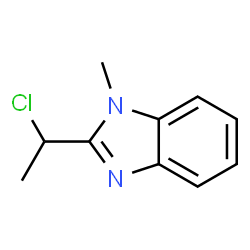 1H-Benzimidazole,2-(1-chloroethyl)-1-methyl-(9CI) Structure