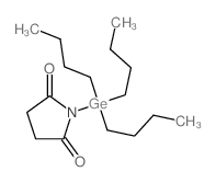 2,5-Pyrrolidinedione,1-(tributylgermyl)-结构式