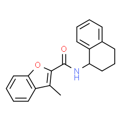 2-Benzofurancarboxamide,3-methyl-N-(1,2,3,4-tetrahydro-1-naphthalenyl)-(9CI) Structure