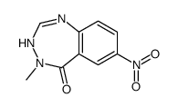 4-methyl-7-nitro-3H-1,3,4-benzotriazepin-5-one Structure