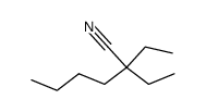 2,2-diethyl-hexanenitrile结构式