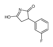 3-(3-fluorophenyl)pyrrolidine-2,5-dione结构式