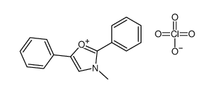 3-methyl-2,5-diphenyl-1,3-oxazol-3-ium,perchlorate Structure