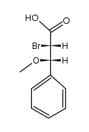 erythro-2-bromo-3-methoxy-3-phenylpropanoic acid结构式