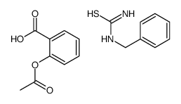 2-acetyloxybenzoic acid,benzylthiourea结构式