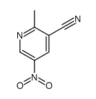 2-methyl-5-nitropyridine-3-carbonitrile Structure