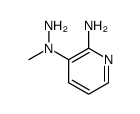 3-[amino(methyl)amino]pyridin-2-amine Structure