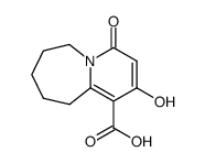 2-hydroxy-4-oxo-4,6,7,8,9,10-hexahydro-pyrido[1,2-a]azepine-1-carboxylic acid Structure