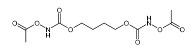 1,4-bis-[N-(acetyloxy)carbamoyloxy]-butane结构式