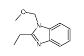 1H-Benzimidazole,2-ethyl-1-(methoxymethyl)-(9CI) structure