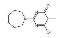 2-(azepan-1-yl)-5-methyl-1H-pyrimidine-4,6-dione结构式