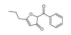2-benzoyl-5-propylfuran-3-one Structure