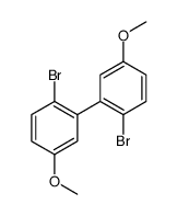 1-bromo-2-(2-bromo-5-methoxyphenyl)-4-methoxybenzene Structure