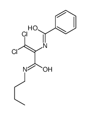 N-[3-(butylamino)-1,1-dichloro-3-oxoprop-1-en-2-yl]benzamide Structure