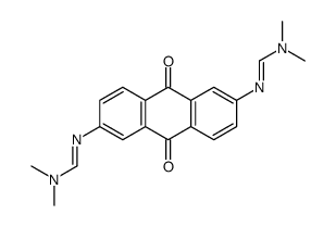 N'-[6-(dimethylaminomethylideneamino)-9,10-dioxoanthracen-2-yl]-N,N-dimethylmethanimidamide Structure