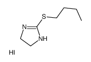 2-(丁基硫代)-4,5-二氢-1H-咪唑结构式