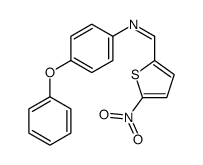 1-(5-nitrothiophen-2-yl)-N-(4-phenoxyphenyl)methanimine结构式