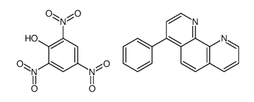 4-phenyl-1,10-phenanthroline,2,4,6-trinitrophenol Structure