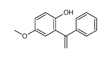 4-methoxy-2-(1-phenylethenyl)phenol Structure