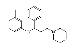 1-[3-(3-methylphenoxy)-3-phenylpropyl]piperidine Structure
