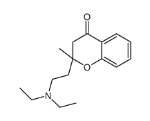 2-[2-(diethylamino)ethyl]-2-methyl-3H-chromen-4-one Structure