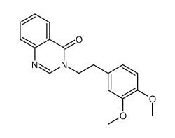 3-[2-(3,4-dimethoxyphenyl)ethyl]quinazolin-4-one Structure