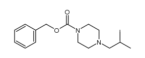 benzyl 4-isobutyl-1-piperazinecarboxylate Structure