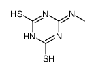 6-(methylamino)-1H-1,3,5-triazine-2,4-dithione Structure