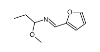 1-(furan-2-yl)-N-(1-methoxypropyl)methanimine Structure