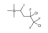 (3,4-dichloro-3,4,4-trifluoro-1-iodobutyl)-trimethylsilane结构式