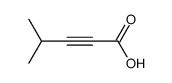 4-methyl-2-pentynoic acid Structure