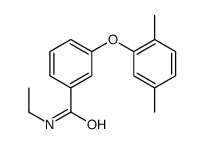 3-(2,5-dimethylphenoxy)-N-ethylbenzamide结构式