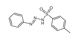 N-phenyl-N'-(toluene-4-sulfonyl)-triazene结构式