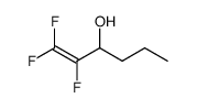 1,1,2-trifluoro-hex-1-en-3-ol结构式