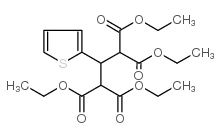 TETRAETHYL 2-(2-THIENYL)PROPANE-1,1,3,3-TETRACARBOXYLATE Structure