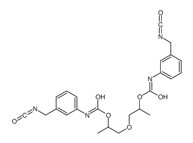 Bis[[3-(isocyanatomethyl)phenyl]carbamic acid]oxybis(1-methyl-2,1-ethanediyl) ester picture