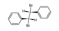 (-)-(R,R)-1,2-dibromo-1,2-diphenylethane结构式