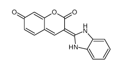 3-(1,3-dihydrobenzimidazol-2-ylidene)chromene-2,7-dione Structure