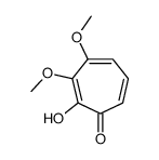 2-hydroxy-3,4-dimethoxycyclohepta-2,4,6-trien-1-one结构式